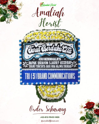 Papan Bunga Duka di Tlogomulyo